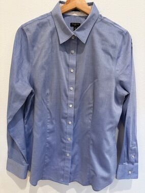 Talbots Sky Blue Tailored Button-Down Shirt